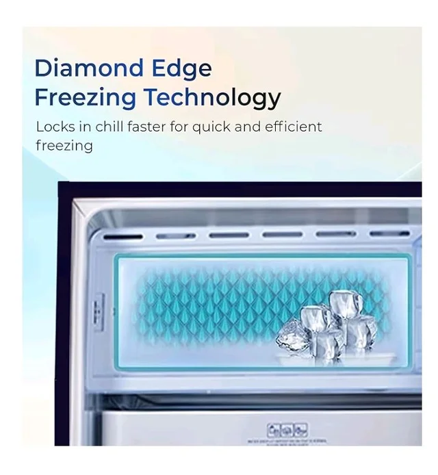 Haier 165 L 1 Star Direct Cool Single Door Refrigerator with Diamond Edge Freezing Technology, Easy Clean Back, Large Vegetable Box (HED-171MEA-P, Marine Elegance, 2026 Model)