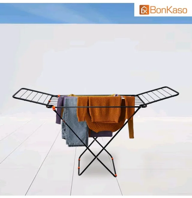 BonKaso Foldable Cloth Drying Stand for Drying Clothes, 3-Way Folding with 20 Drying Rails, Lightweight Alloy Steel, Flat Folding Design | Indoor & Outdoor Clothes Dryer Orange
5K+ bought in past month
70%
off