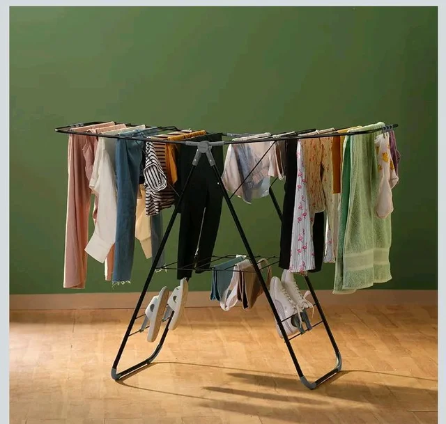 BonKaso Premium Steel Foldable Cloth Dryer Stand | Heavy Duty Clothes Drying Rack with Arm Lock & Socks Holder | 147 x 60.5 x 105.5 cm | Black & Grey
Amazon's Choice