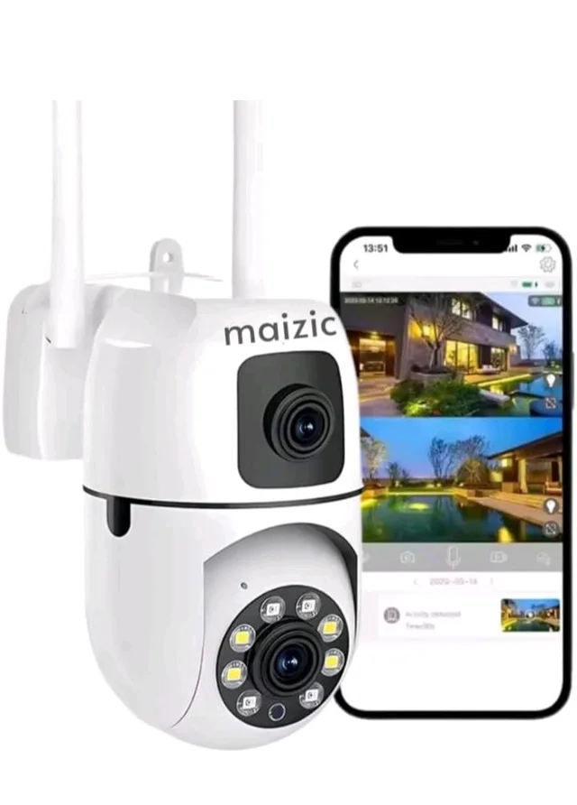 Maizic Smarthome Dual Lens Mini Fox | 5+5MP WiFi CCTV Camera with PTZ & Fixed View | AI Motion Detection, Color Night Vision, 2-Way Audio, 360° Coverage, App Remote Access
200+ bought in past month