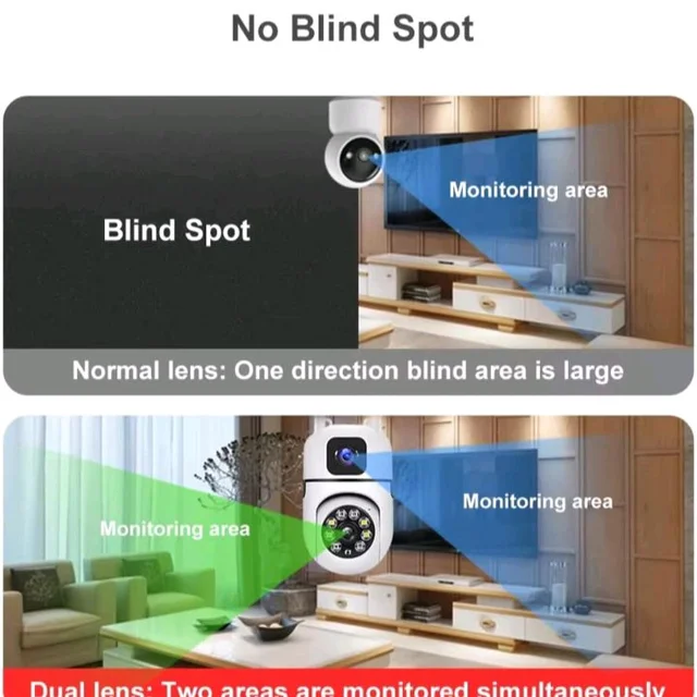 Maizic Smarthome Dual Lens Mini Fox | 5+5MP WiFi CCTV Camera with PTZ & Fixed View | AI Motion Detection, Color Night Vision, 2-Way Audio, 360° Coverage, App Remote Access
200+ bought in past month
