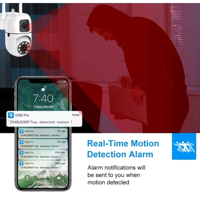 Maizic Smarthome Dual Lens Mini Fox | 5+5MP WiFi CCTV Camera with PTZ & Fixed View | AI Motion Detection, Color Night Vision, 2-Way Audio, 360° Coverage, App Remote Access
200+ bought in past month