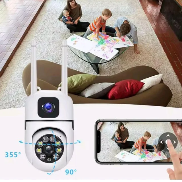 Maizic Smarthome Dual Lens Mini Fox | 5+5MP WiFi CCTV Camera with PTZ & Fixed View | AI Motion Detection, Color Night Vision, 2-Way Audio, 360° Coverage, App Remote Access
200+ bought in past month