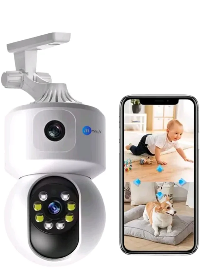 Maizic Smarthome Supercam 5+5 MP CCTV Camera 360� Coverage Security WiFi Camera for Home, Pan & Tilt, Color Night Vision 20M, Human Detection, Smart Motion Tracking, 2-Way Talk, Live View
50+ bought in past month