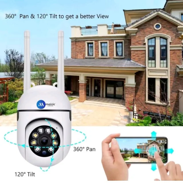 Maizic Smarthome Mini Fox 5MP UHD Wi-Fi Indoor CCTV Camera for Home with Color Night Vision, Motion Tracking, Two Way Talk and Multi Users View
400+ bought in past month