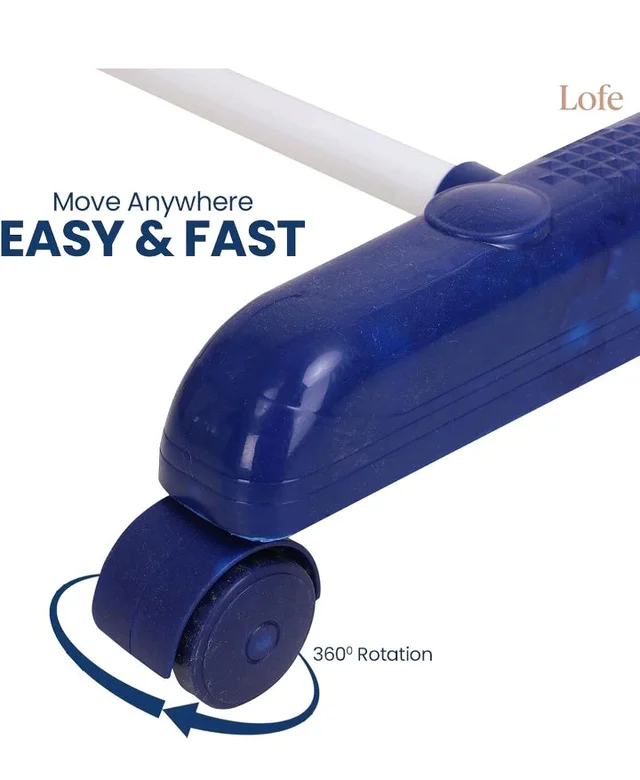 LOFE Steel Floor Cloth Dryer Stand, 2 Tier Foldable, 14 Rods
Cloth Stand For Drying Clothes Foldable | 14 Hanging Rods | Anti-Rust Metal | Indoor & Outdoor | Portable & Space Saving
