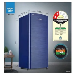 Voltas Beko, A Tata Product 183 L, 2-Star Single Door Direct Cool Refrigerator with Fresh Box Technology (RDC215C / 2S0XER0M0000GO, Hairline Blue)