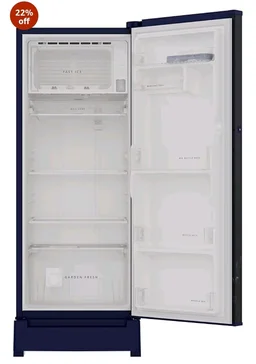 Whirlpool 207 L 4 Star Vitamagic PRO Frost Free Direct-Cool Single Door Refrigerator (230 VMPRO ROY 4S Inv BLUE BELLE EPOQUE-Y, Blue, Auto Defrost Technology, 2026 Model)