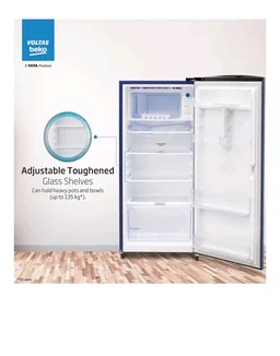 the Voltas Beko Store
3.9
3.9 out of 5 stars
(257)
Voltas Beko, A Tata Product 183 L, 2-Star Single Door Direct Cool Refrigerator with Fresh Box Technology (RDC215C / 2S0XER0M0000GO, Hairline Blue)