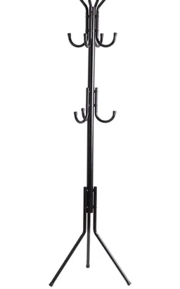 Lukzer 8 Hook Coat Hanger Metal Clothes Stand Hanging Pole Wrought Iron Rack Standing Shelf Unit for Home, Bedroom Space Saver Storage Organizer for Garments, Scarf, Bag (Black/170 x 42cm) DL-8H-BL
200+ bought in past month