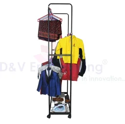V Engineering Metal Clothes Hangering Rack with Wheels | Coat Organizer | Garment Stand - Black
50+ bought in past month