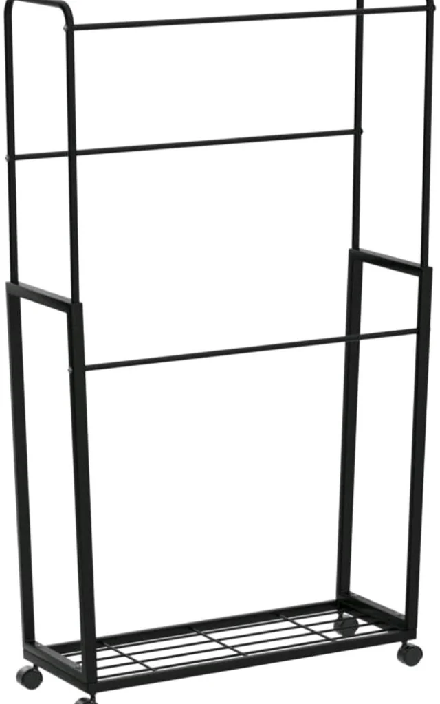 V Engineering Metal Clothes Hangering Rack with Wheels | Coat Organizer | Garment Stand - Black
50+ bought in past month