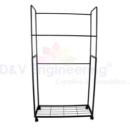 V Engineering Metal Clothes Hangering Rack with Wheels | Coat Organizer | Garment Stand - Black
50+ bought in past month