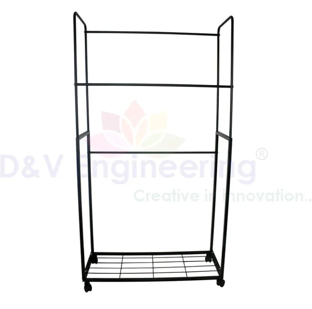 V Engineering Metal Clothes Hangering Rack with Wheels | Coat Organizer | Garment Stand - Black
50+ bought in past month