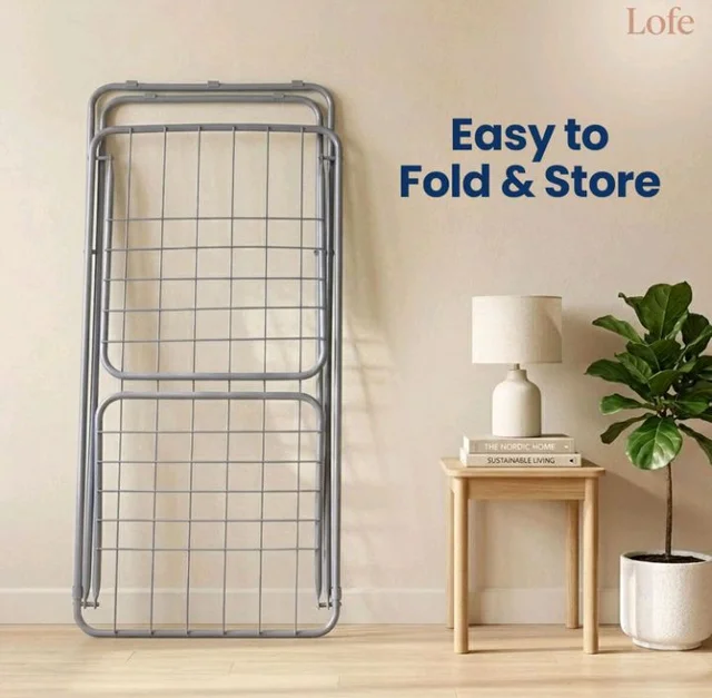 20 Rails
Mild Steel Cloth Stand For Drying Clothes Foldable with 42 Feet Drying Length & 20 Rails, Portable for Indoor & Outdoor Use
42%
off