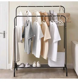 Lukzer Multi-Functional Clothes Stand with 1 Bottom Shelves | Metal Garment Rack for Hanging Clothes, Coats & Hats | Freestanding DIY Storage Organizer for Home & Office (MGS-002, 148x110x55cm, Black)
#1 Best Seller
in Clothes Rails