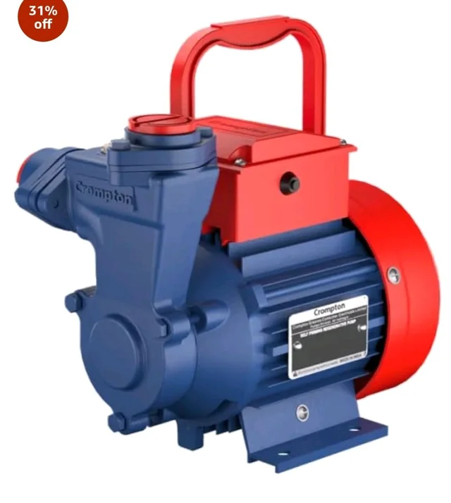 Crompton ULTIMO I | 1 HP | Residential Water Pump | Self Priming Regenerative | Single Phase |ADDS (Drip Proof Adapter) | Anti-Jam Winding Technology| 1 Year Manufacturer's Warranty