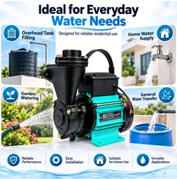 Kirloskar Jalraaj ultra max 1 HP Single Phase Self Priming Pumpset|Residential Water pump 1HP| Pure Copper Winding|1 year warranty
