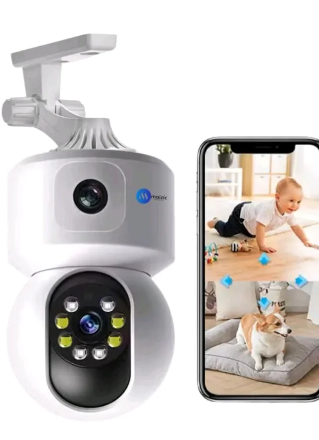 Maizic Smarthome Supercam 5+5 MP CCTV Camera 360� Coverage Security WiFi Camera for Home, Pan & Tilt, Color Night Vision 20M, Human Detection, Smart Motion Tracking, 2-Way Talk, Live View
50+ bought in past month