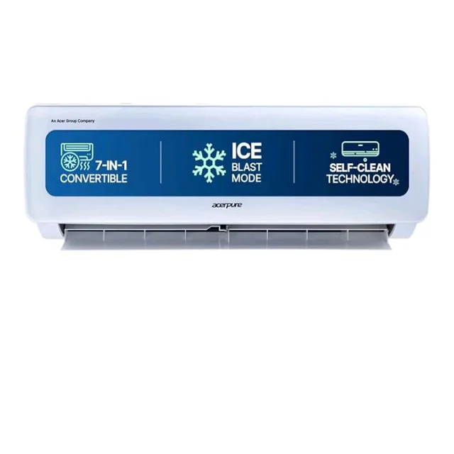 Acerpure Smart Choice Chill Neo 1 Ton 5 star AC5IPG61TN5W 7 in 1 Convertible, Ice Blast Mode, 4 way swing, Cooling @ 58 degree