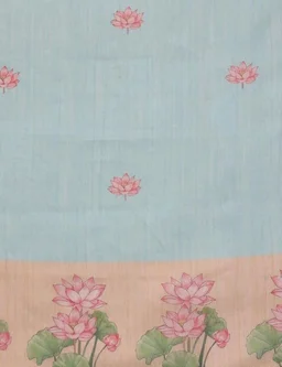 Enthone Women's Kalamkari Cotton Blend Printed Saree