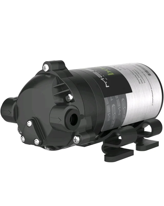 MEETOS RO Gold Booster Pump 100 GPD, RO Motor with Elbow Compatible with All Types of Domestic RO Water Purifier, Noiseless, Copper Wilding, Universal Type Motor, 2 Year Warranty