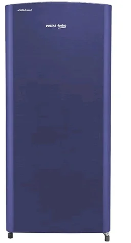 Voltas Beko, A Tata Product 183 L, 2-Star Single Door Direct Cool Refrigerator with Fresh Box Technology (RDC215C / 2S0XER0M0000GO, Hairline Blue)