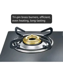 Prestige Magic plus Toughened Glass-Top 2 Brass Burner LPG Gas Stove(GTMP-02) | Black Spill Proof Design | Ergonomic Knob | Tri-Pin Burner
Amazon's Choice