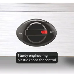 Vidiem Gas Stove S3 195 A Vector Plus (Silver) | 3 Burner Gas Stove Stainless Steel | ISI Certified | Manual Ignition | 5 Years Warranty
Amazon's Choice
