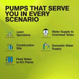 Kirloskar JALNAYAK 0.5 HP Three Phase Self Priming Water Pump, Copper Winding Monoblock Motor, Heavy Duty Pump for Domestic Water Supply, Agriculture, Irrigation and Garden Use
33%
off