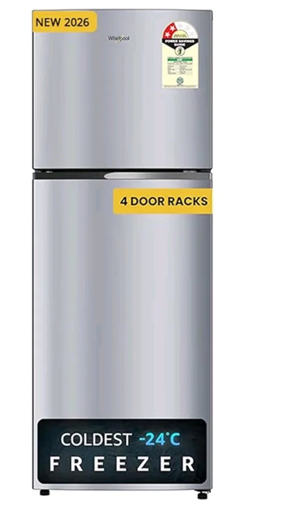 Whirlpool 235 L 2 Star Frost-free inverter Double Door Refrigerator (NEO SP278 PRM LUNAR STEEL(2S, 2026 Model)-Y, 2026 Model)