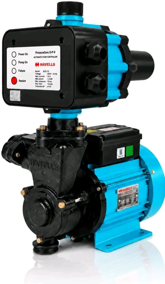 Havells 1hp Pressure Booster Pump for Home Upto 3-4 Bathroom and Kitchen I 1hp with Automatic pump controller IWater pump 1hp I 12 Months Warranty
100+ bought in past month