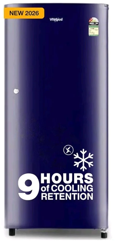 Whirlpool 184 L 2 Star Direct-Cool Single Door Refrigerator (205 WDE CLS 2S SAPPHIRE BLUE-Y, Blue, 2026 Model)