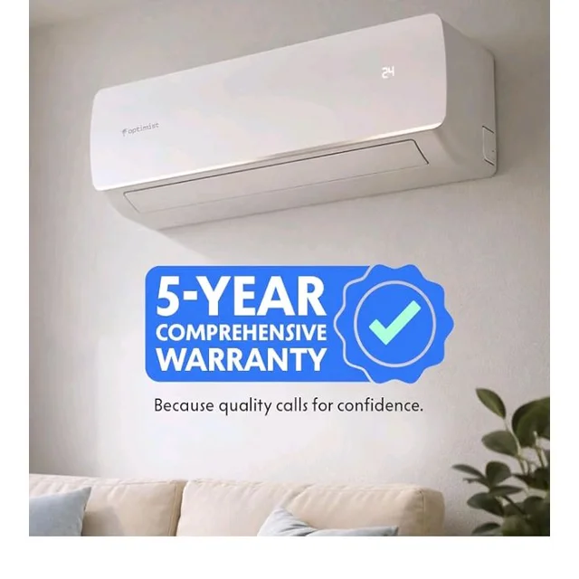 Optimist 1.39 T 5Star WiFi Inverter Split AC | Lowest Bill ISEER 6.05 | 5-Yr Comp Warranty | 50°C Tested Cooling | Turbo+ up to 1.9Ton Cooling | In-App Gas Level Indicator(ODU-SUHC48ZV, IDU- SEHC48ZV)