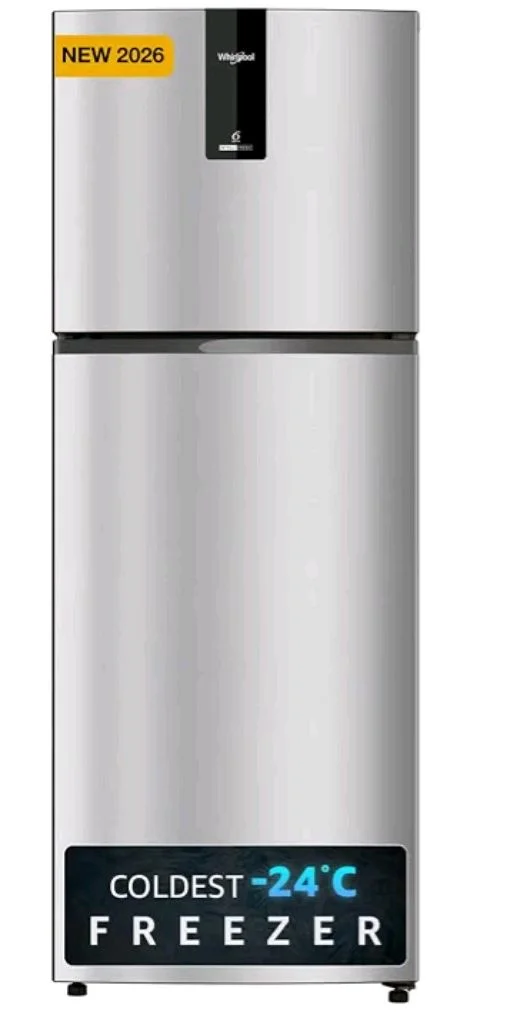 Whirlpool 308 L 3 Star Frost Free Inverter Double Door Refrigerator (IF INV ELT DF355 LUNAR STEEL (3S)-Y, 2026 Model)