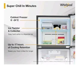 Whirlpool 235 L 2 Star Frost-free inverter Double Door Refrigerator (NEO SP278 PRM LUNAR BLACK(2S)-Y, 2026 Model)
15%
off
Product Images and Videos (AI-Generated Alt Text)