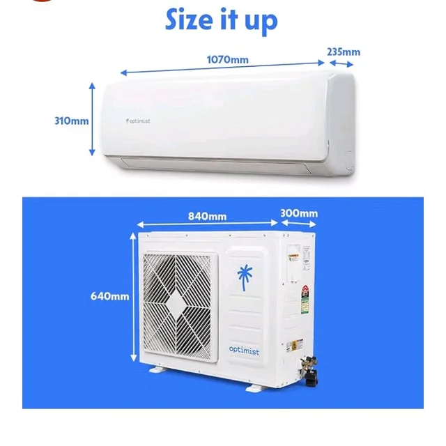 Optimist 1.39 T 5Star WiFi Inverter Split AC | Lowest Bill ISEER 6.05 | 5-Yr Comp Warranty | 50°C Tested Cooling | Turbo+ up to 1.9Ton Cooling | In-App Gas Level Indicator(ODU-SUHC48ZV, IDU- SEHC48ZV)