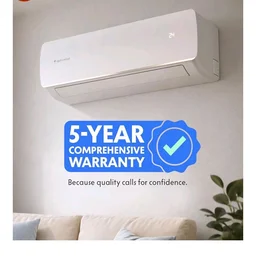 Optimist 1.39 T 5Star WiFi Inverter Split AC | Lowest Bill ISEER 6.05 | 5-Yr Comp Warranty | 50°C Tested Cooling | Turbo+ up to 1.9Ton Cooling | In-App Gas Level Indicator(ODU-SUHC48ZV, IDU- SEHC48ZV)