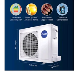 Cruise 1 Ton 3 Star VarioQool Inverter Split AC (2026, CWCVBM-VQ1D123)
Fast Cooling at 50 °C | 80–110 sq ft |100% Copper | Convertible 5-in-1 | Monsoon Comfort | PM 2.5 Filter | Anti-Rust Tech