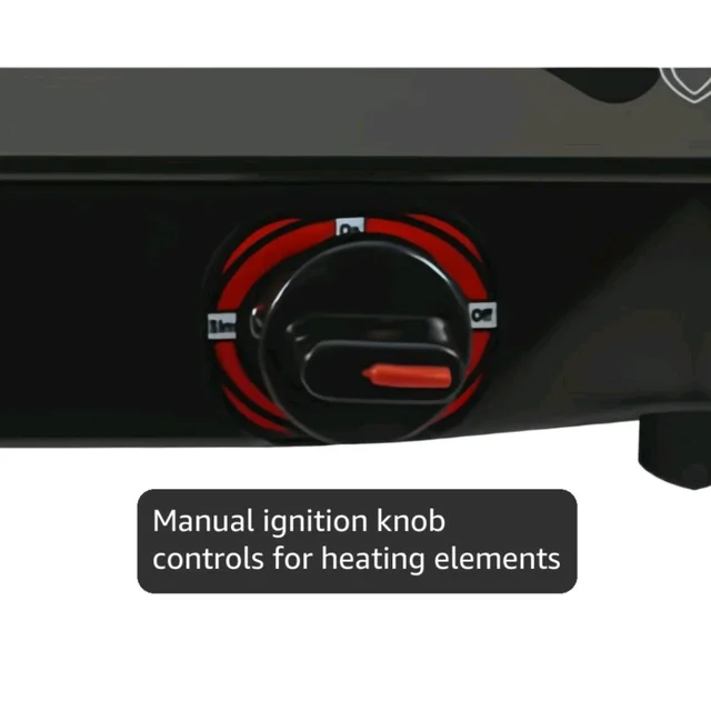 ILTON Premium 3 Burner Black Manual Ignition Glass Top Gas Stove, (ISI Certified