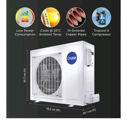 Cruise 1.5 Ton 5 Star VarioQool Pro Inverter Split AC (CWCVBM-VP3F185BL)
Cooling at 55°C | High ISEER Rating |100% Copper | Convertible 5-in-1 | 4 Way Swing | EEV Tech | PM2.5 Filter, Backlit Remote