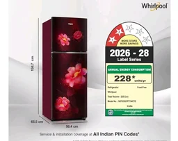 Whirlpool 235 L 2 Star Frost-free inverter Double Door Refrigerator (NEO SP278 PRM WINE ROSE(2S)-Y, 2026 Model)