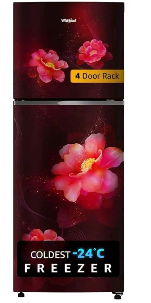 Whirlpool 235 L 2 Star Frost-free inverter Double Door Refrigerator (NEO SP278 PRM WINE ROSE(2S)-Y, 2026 Model)
