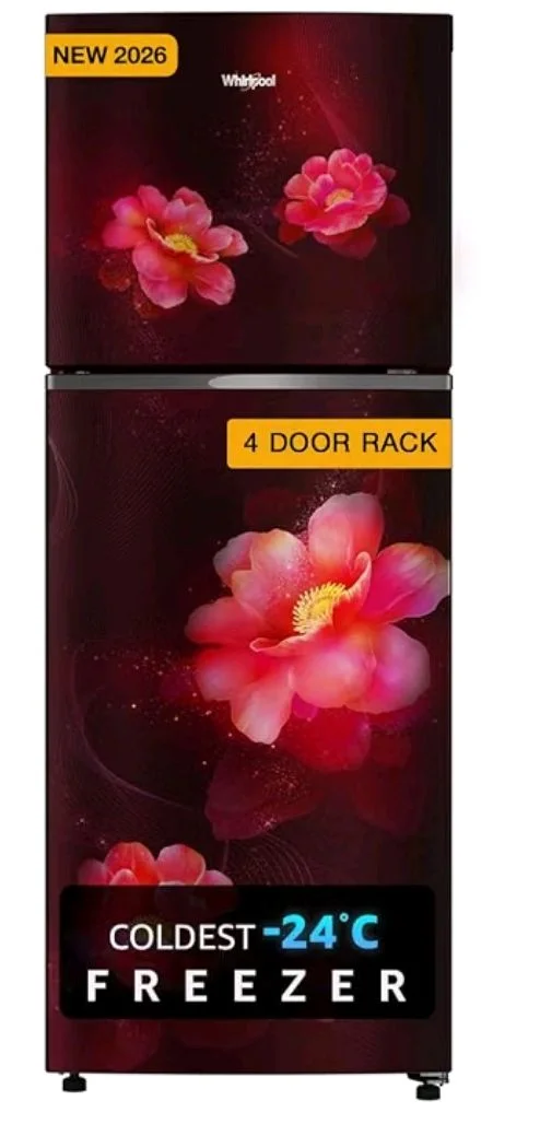 Whirlpool 235 L 2 Star Frost-free inverter Double Door Refrigerator (NEO SP278 PRM WINE ROSE(2S)-Y, 2026 Model)
