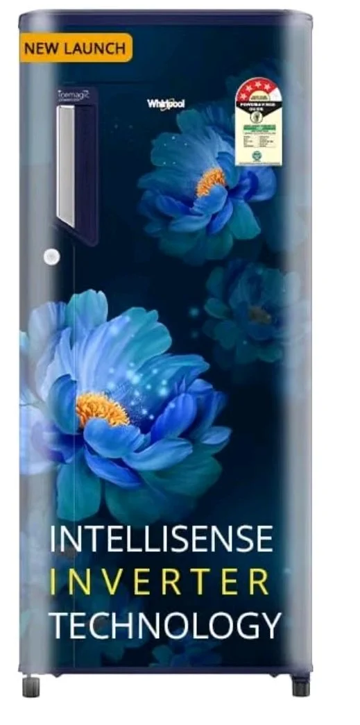 Whirlpool 192 L 4 Star Icemagic Powercool Direct-Cool Single Door Refrigerator (215 IMPC PRM 4S SAPPHIRE PEONY-Y, Blue, 2026 Model)