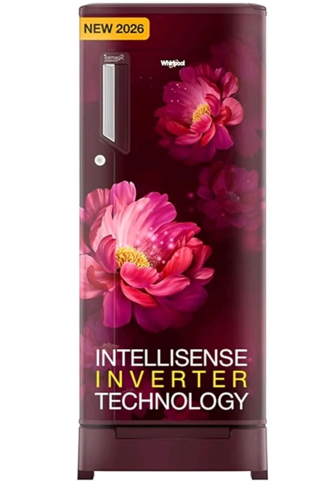Whirlpool 192 L 4 Star Direct-Cool Single Door Refrigerator with Base Drawer (215 IMPC ROY 4S Wine PEONY-Y, Red, 2026 Model)
Product Images and Videos (AI-Generated Alt Text)