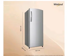 Whirlpool 207 L 5 Star Icemagic Pro Inverter Direct-Cool Single Door Refrigerator (230 IMPRO PRM 5S INV ALPHA STEEL-Y, Grey, 2026 Model)