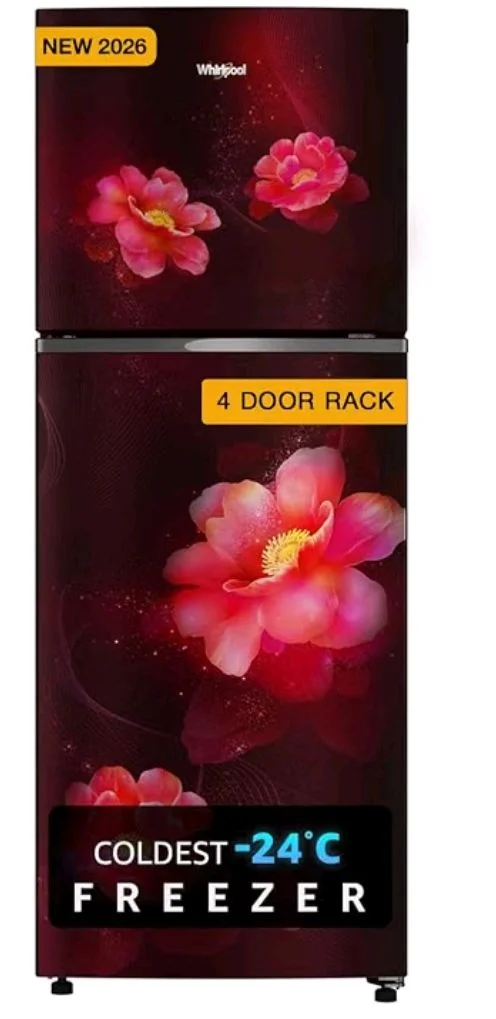 Whirlpool 235 L 2 Star Frost-free inverter Double Door Refrigerator (NEO SP278 PRM WINE ROSE(2S)-Y, 2026 Model)