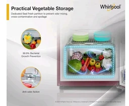 Whirlpool 235 L 2 Star Frost-free inverter Double Door Refrigerator (NEO SP278 PRM WINE ROSE(2S)-Y, 2026 Model)
