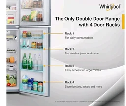 Whirlpool 235 L 2 Star Frost-free inverter Double Door Refrigerator (NEO SP278 PRM LUNAR STEEL(2S, 2026 Model)-Y, 2026 Model)